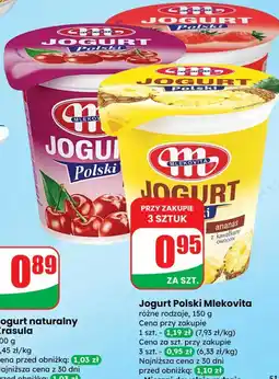 Dino Jogurt Polski Mlekovita (różne rodzaje) oferta