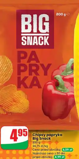 Dino Chipsy papryka Big Snack oferta