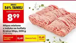 Biedronka Mięso mielone z indyka na kotlety Kraina Mięs oferta