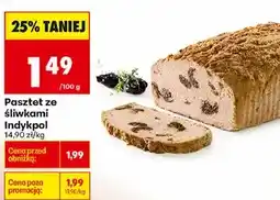 Biedronka Pasztet ze śliwkami Indykpol oferta