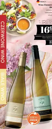 Polomarket Wino Zimmermann Riesling oferta