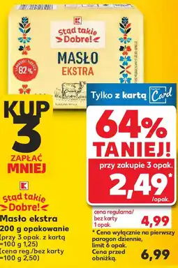 Kaufland Masło ekstra oferta