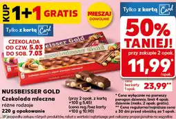 Kaufland Nussbeisser Gold Czekolada mleczna oferta