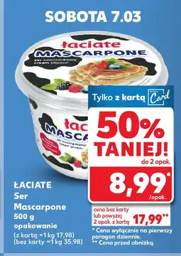 Kaufland Łaciate Ser Mascarpone 500 g opakowanie oferta