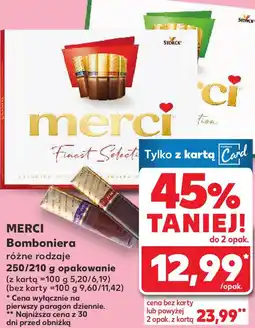 Kaufland Merci Bomboniera różne rodzaje oferta