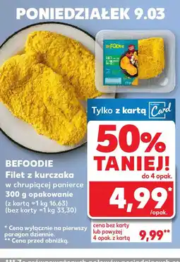 Kaufland Befoodie Filet z kurczaka w chrupiącej panierce 300 g opakowanie oferta
