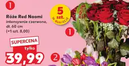 Kaufland Róże Red Naomi, 5 sztuk oferta