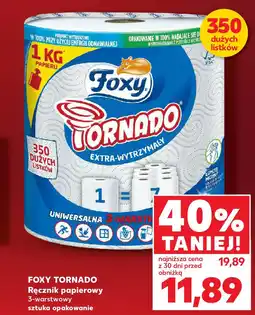 Kaufland Ręcznik papierowy Foxy Tornado 3-warstwowy oferta