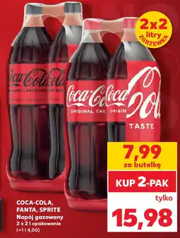 Kaufland Napój gazowany Coca-Cola, Fanta, Sprite oferta