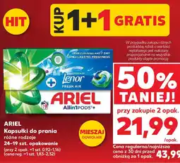 Kaufland Ariel Allin1 PODS Kapsułki do prania różne rodzaje 24-19 szt. opakowanie oferta