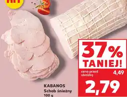 Kaufland Kabanos Schab śnieżny oferta