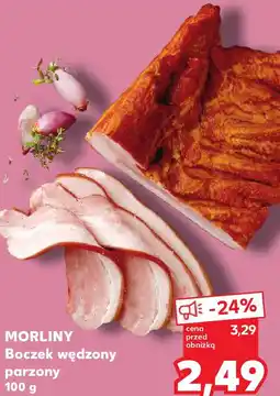 Kaufland Morliny Boczek wędzony parzony oferta
