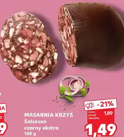 Kaufland Masarnia Krzyś Salceson czarny ekstra oferta