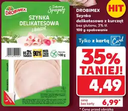 Kaufland Drobimex Szynka delikatesowa z kurcząt bez glutenu, 3% tł oferta