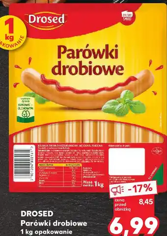 Kaufland Drosed Parówki drobiowe oferta