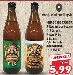 Kaufland Piwo pszeniczne, Piwo Pils Hirschberger oferta