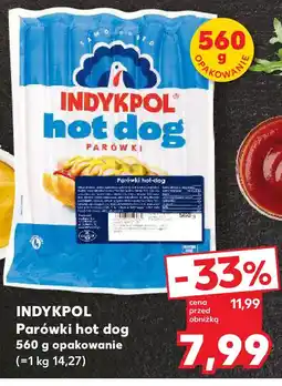 Kaufland Indykpol Parówki hot dog oferta