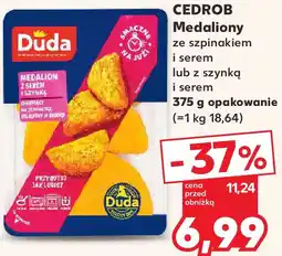 Kaufland Cedrob Medaliony ze szpinakiem i serem lub z szynką i serem oferta