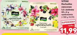 Kaufland Herbatka owocowa lub ziołowa Vitax oferta