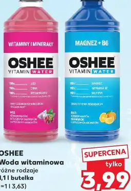 Kaufland Oshee Woda witaminowa różne rodzaje oferta