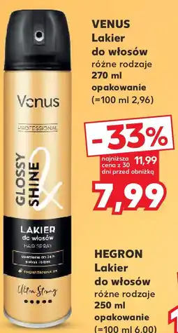 Kaufland Venus Lakier do włosów różne rodzaje oferta