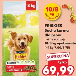 Kaufland FRISKIES Sucha karma dla psów różne rodzaje 10/8 kg opakowanie oferta