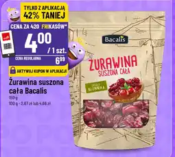 Polomarket Żurawina suszona cała Bacalis oferta