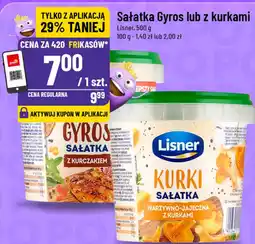 Polomarket Sałatka Gyros lub z kurkami Lisner oferta