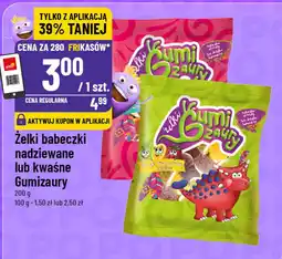 Polomarket Żelki babeczki nadziewane lub kwaśne Gumizaury oferta