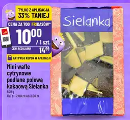 Polomarket Mini wafle cytrynowe podlane polewą kakaową Sielanka oferta