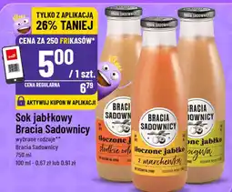 Polomarket Sok jabłkowy Bracia Sadownicy (wybrane rodzaje) oferta