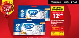 Biedronka Papier toaletowy Queen Komfort, 10 rolek oferta