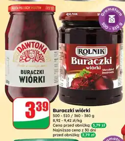 Dino Buraczki wiórki shredded beetroots oferta