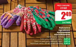 Dino Rękawice ogrodowe wzorowane szorstkowane różne wzory i kolory oferta