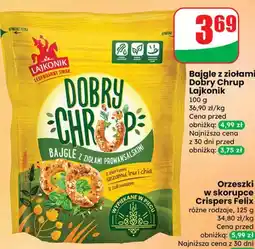 Dino Orzeszki w skorupce Crispers cheddar & blue cheese oferta