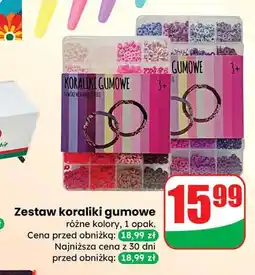 Dino Zestaw koraliki gumowe różne kolory oferta