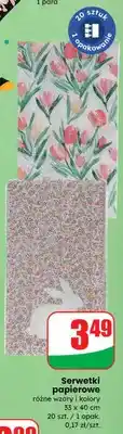 Dino Serwetki papierowe różne wzory i kolory oferta