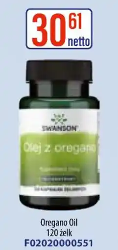 AT Swanson Olej z oregano oferta