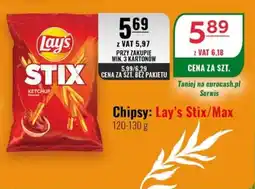 Eurocash Chipsy: Lay's Stix/Max oferta