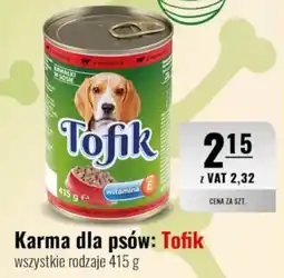 Eurocash Karma dla psów: Tofik oferta