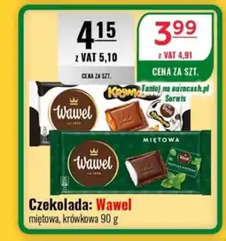 Eurocash Czekolada: Wawel miętowa, krówkowa oferta