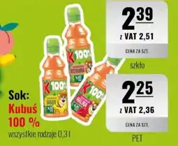 Eurocash Sok: Kubuś 100 % oferta