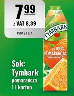 Eurocash Sok: Tymbark pomarańcza oferta