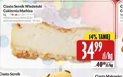 Hala Wola Ciasto Sernik Wiedeński Cukiernia Markiza oferta