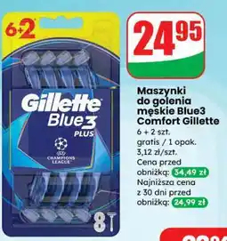 Dino Maszynki do golenia męskie Blue3 Comfort Gillette oferta