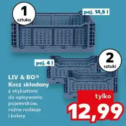Kaufland LIV & BO Kosz składany oferta