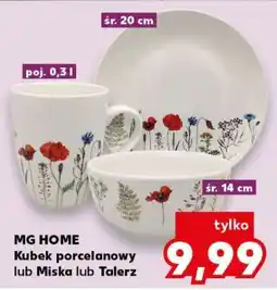 Kaufland MG HOME Kubek porcelanowy lub Miska lub Talerz oferta