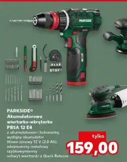 Kaufland PARKSIDE Akumulatorowa wiertarko-wkrętarka PBSA 12 E4 oferta