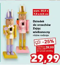 Kaufland Dziadek do orzechów Zając wielkanocny oferta
