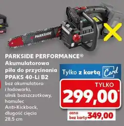Kaufland PARKSIDE PERFORMANCE Akumulatorowa piła do przycinania PPAKS 40-Li B2 oferta